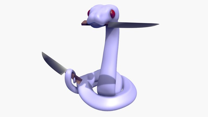 Danger Noodle 3D Model
