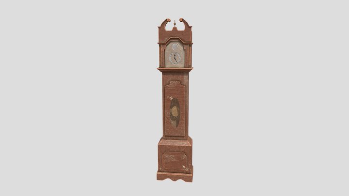 Grandfather Clock - Prop - SDG 114 3D Model