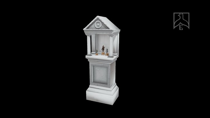 Reconstruction of a roman household shrine 3D Model