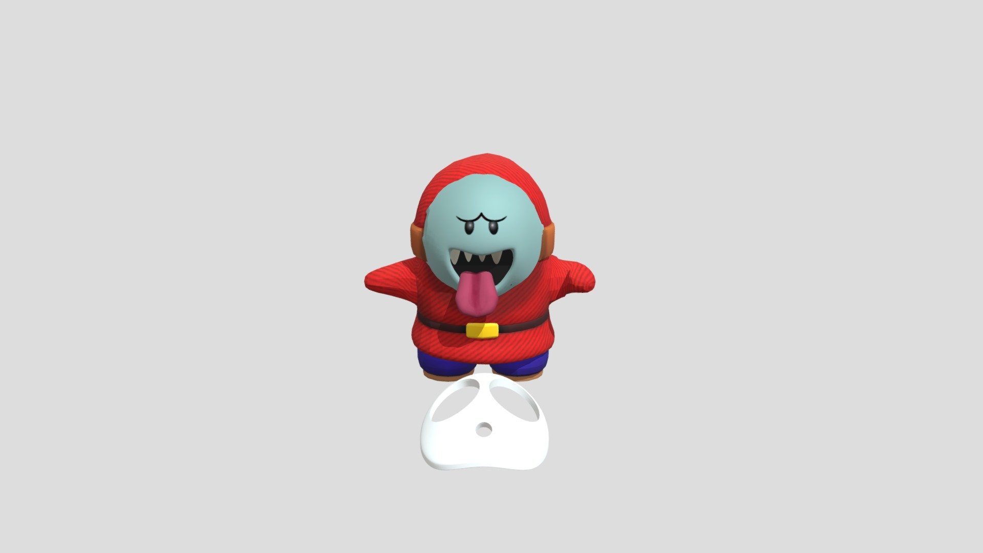 Shy Guy Without Mask 3D Model By Espartaluka c437cf5 Sketchfab