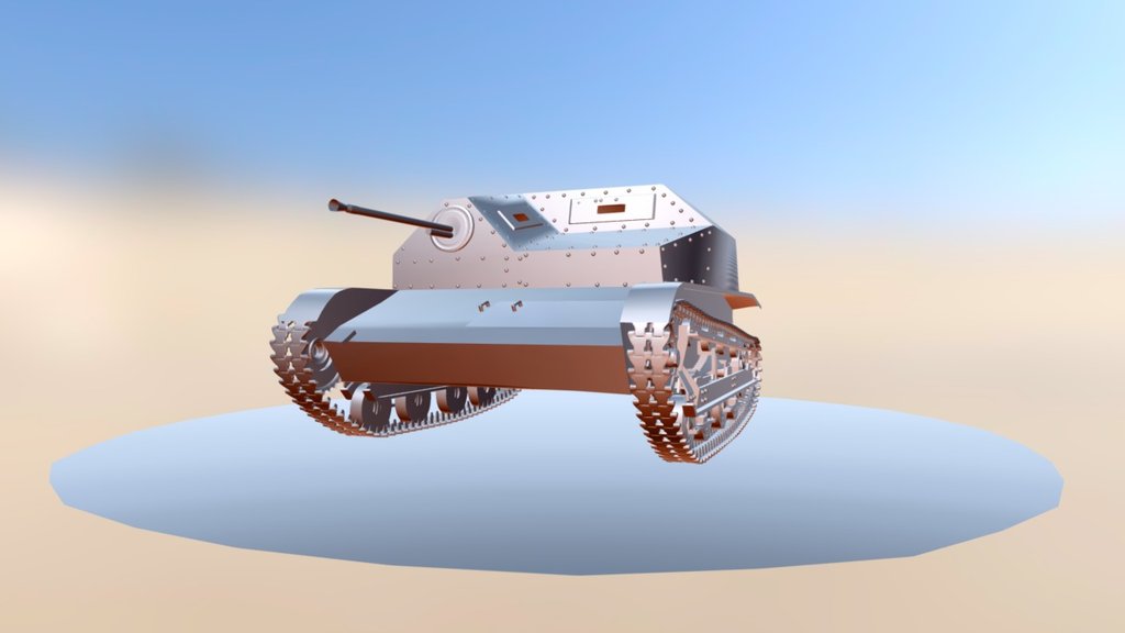 TKS Tankette - 3D model by mafu111 [c43860b] - Sketchfab