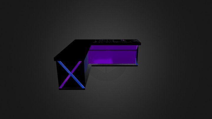 Futuristic Alien Counter 3D Model
