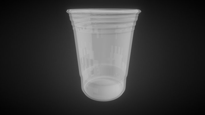 Plastic Glass 3D Model