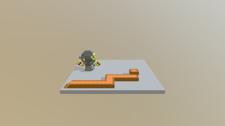 Temple WIP 3D Model