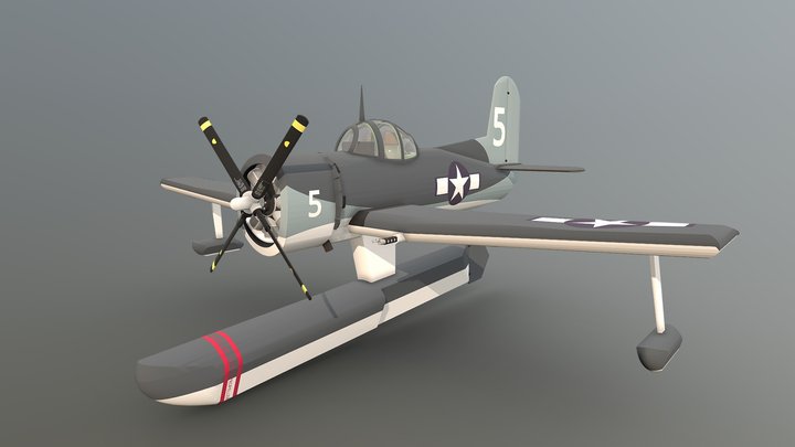 Curtiss SC-1 Seahawk 3D Model