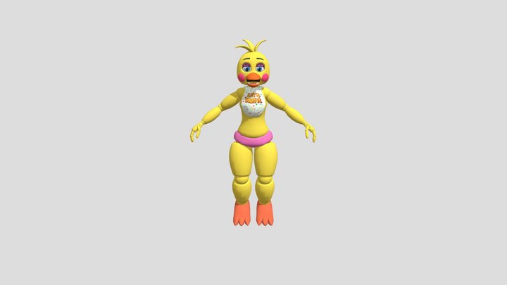 Toy chica 3D Model