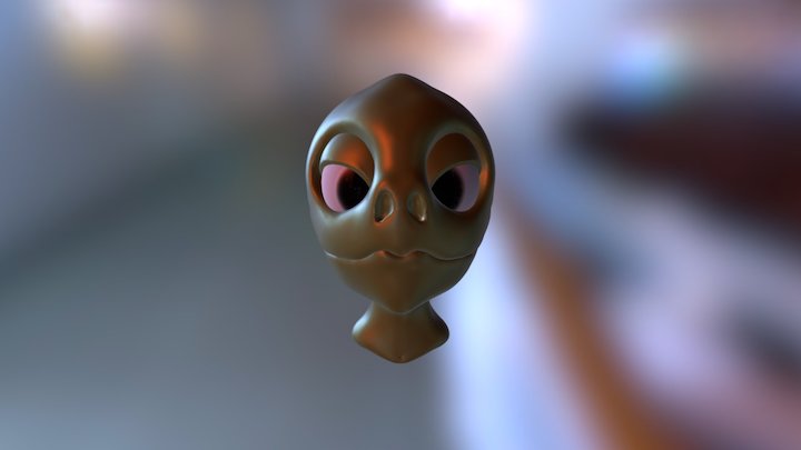 Bandur Text Sculpt 3D Model