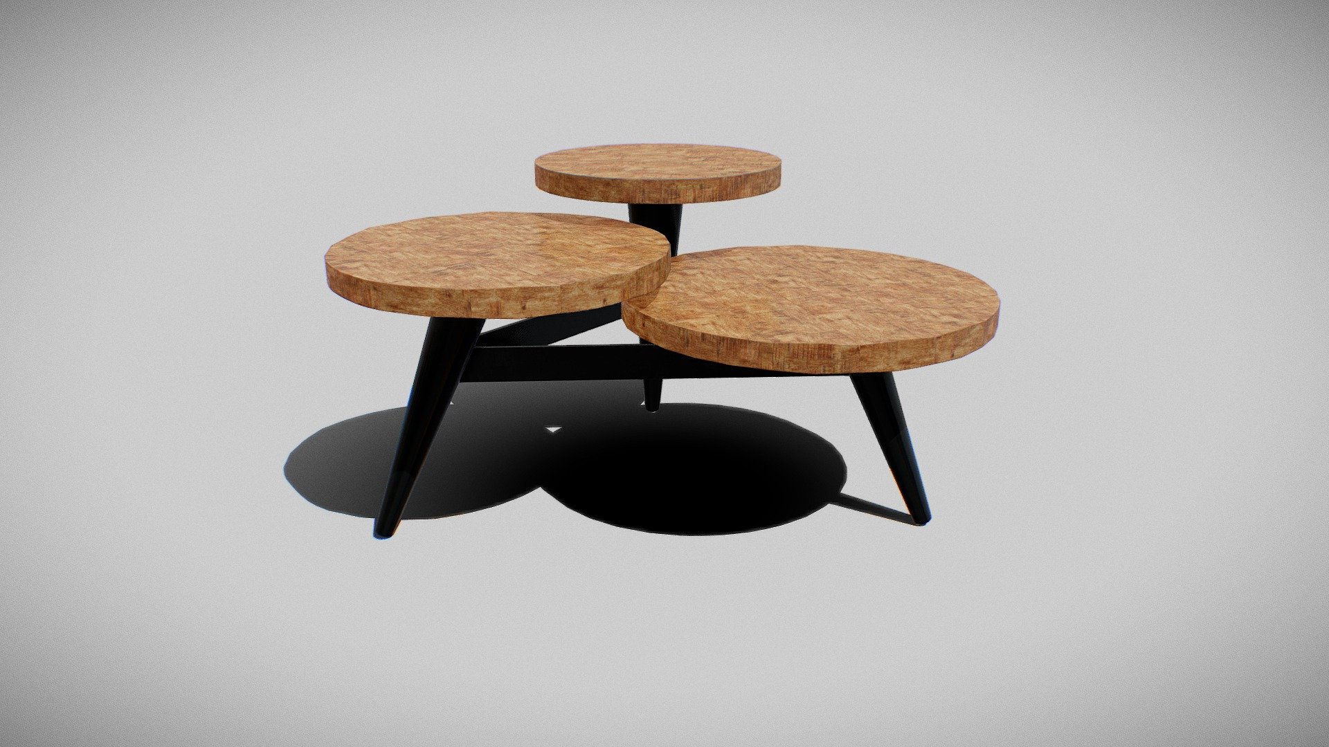 Multilevel CoffeeTable natural wood