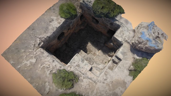 Meleti Forest Necropolis Peyia - Central Tomb 3D Model