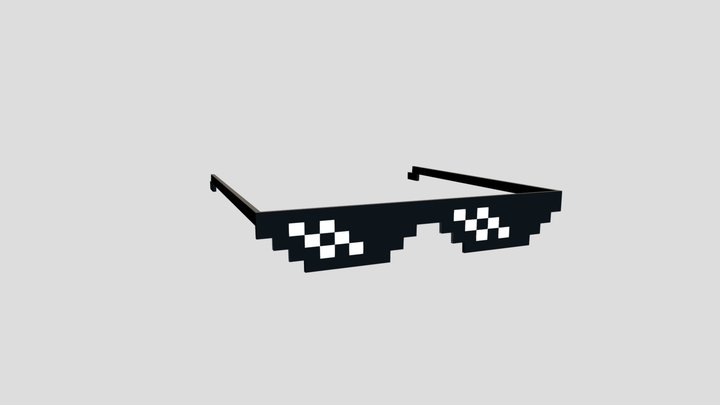 Thug life Glasses 3D Model