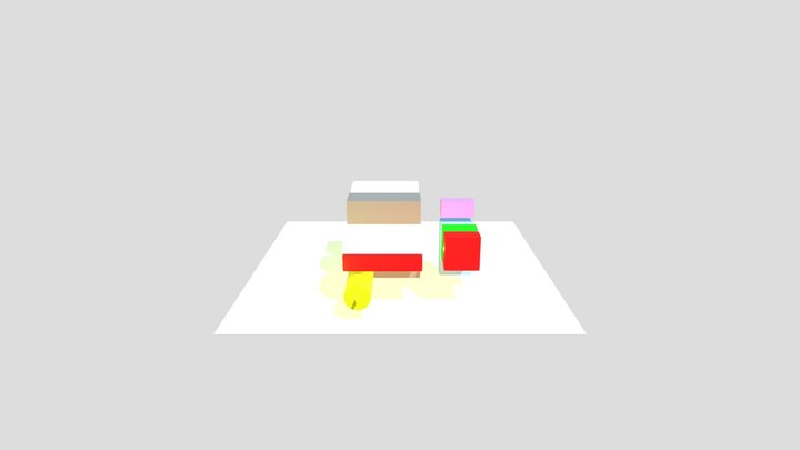 Login Cube 3D Model