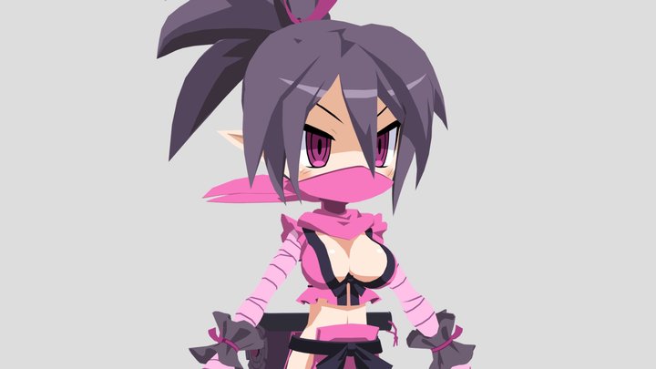 Kunoichi - Disgaea 7 3D Model