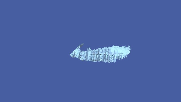 Parete I fornaci di Calde' 3D Model