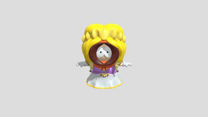 Princess Kenny McCormick (South Park: Snow Day) 3D Model