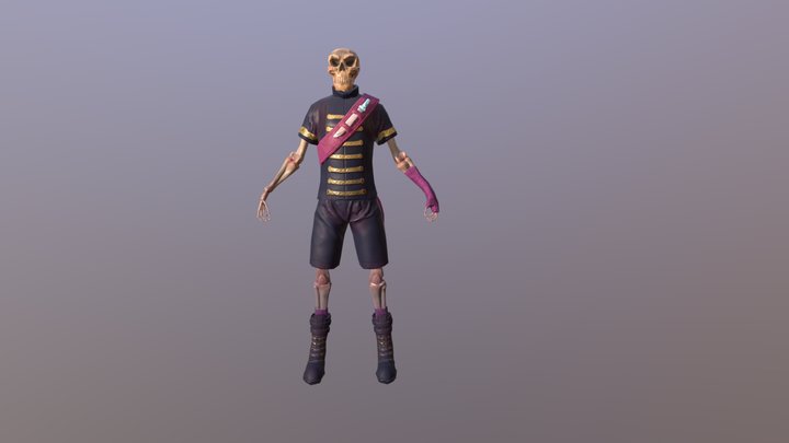 Squelette simple - projet heaj - 3D Model