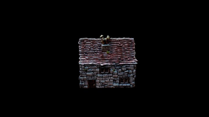 Fantasy House 3D Model