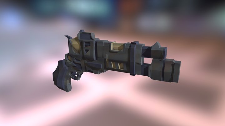 Pistol 2 3D Model