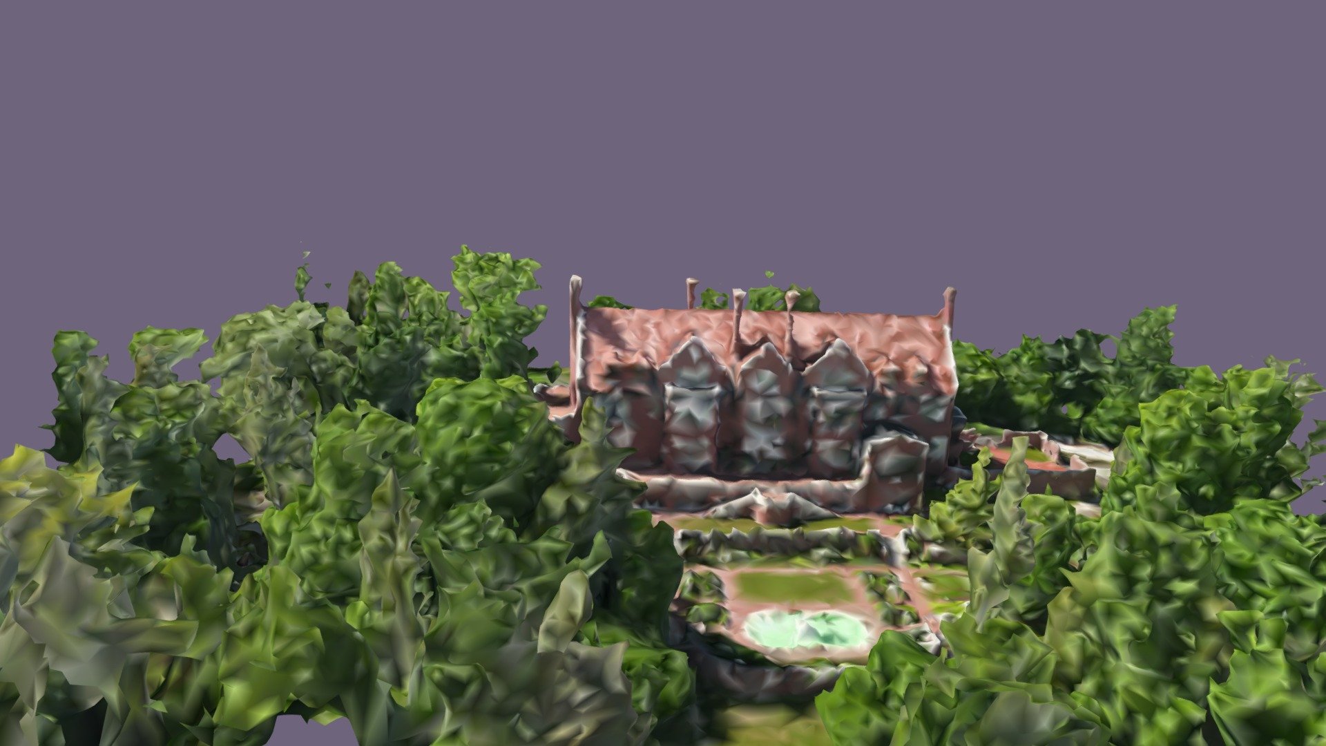 Glensheen Mansion Low Poly