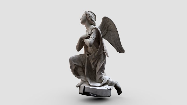 Angel sculpture by Matteo Civitali 3D Model