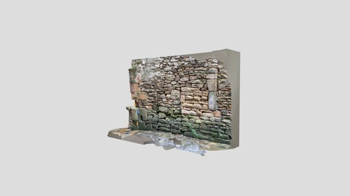 Stone wall 3D Model