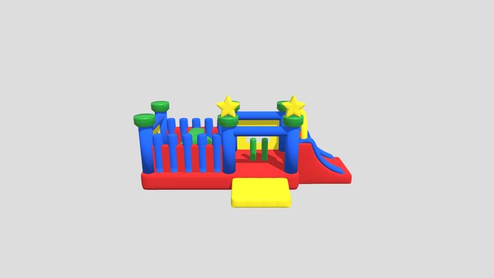 Inflatable Castle 3x6 3D Model