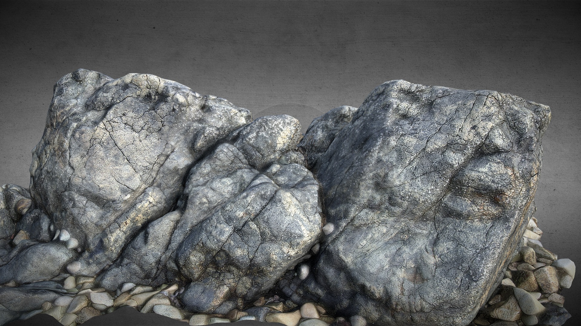 3D model Rock 01 - This is a 3D model of the Rock 01. The 3D model is about a group of rocks.