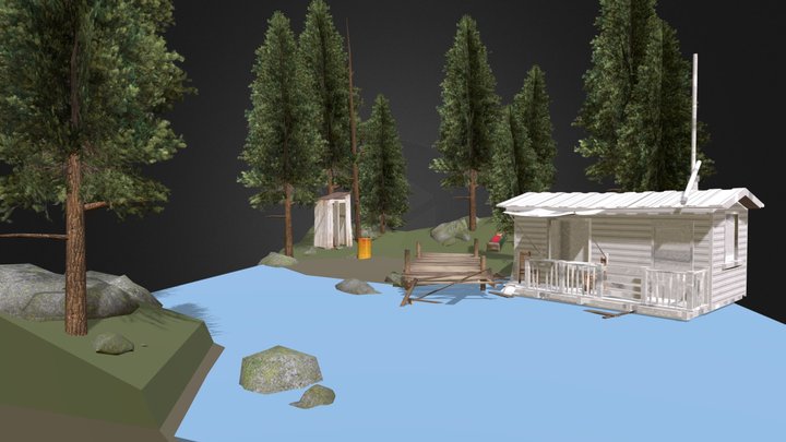 DAE Diorama - Forest Loner - WIP 3D Model