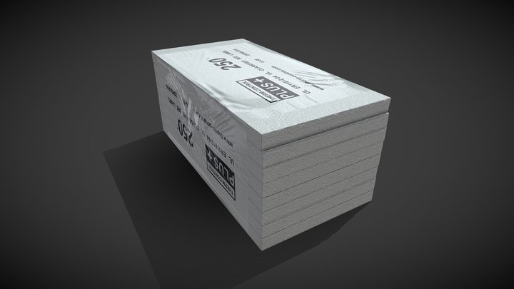 [CC0] Styrofoam Sheets  - Ready to Unity HDRP – Modello 3D gratuito STL
