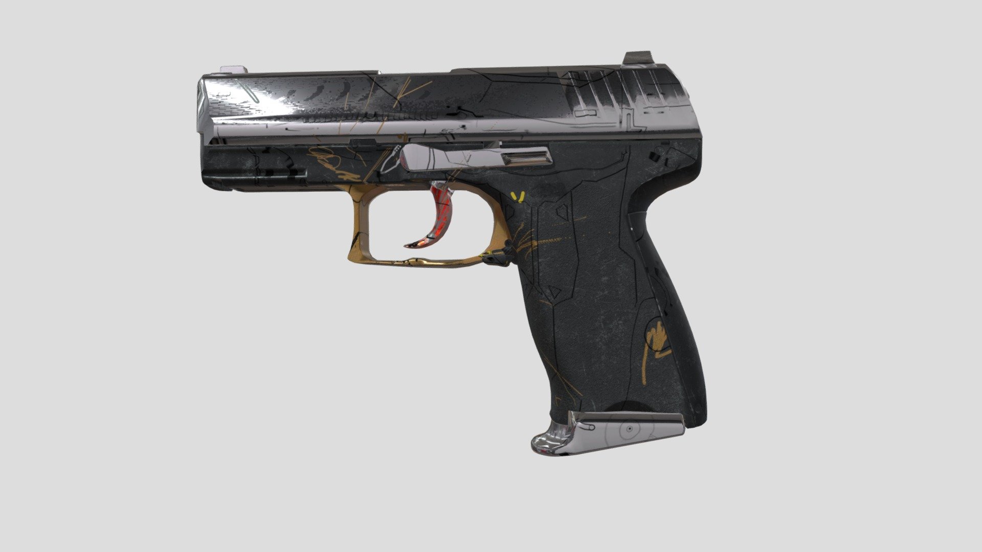 p2000 cd - 3D model by MateoMatthew [c445b6b] - Sketchfab