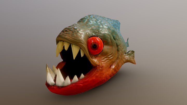 Piranha! 3D Model