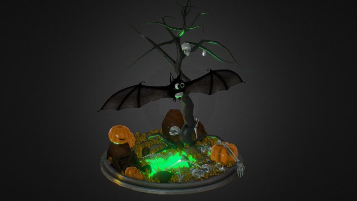 Environment Bat 3D Model