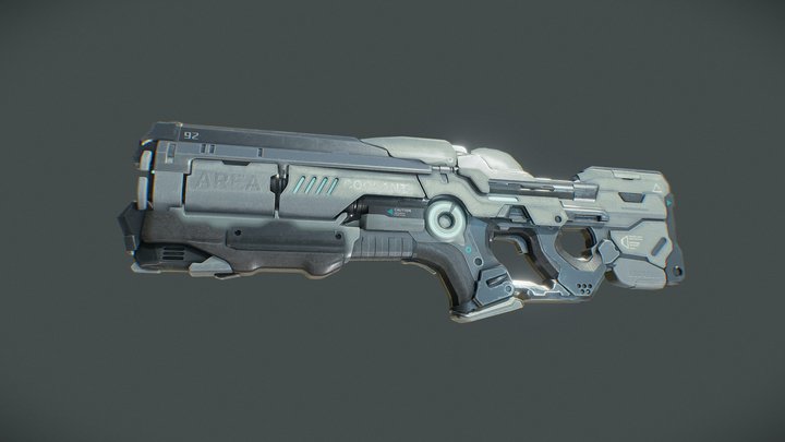 Scifi Weapon NO.2 3D Model