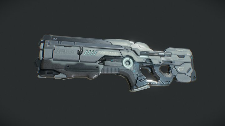 Scifi Weapon NO.2 3D Model