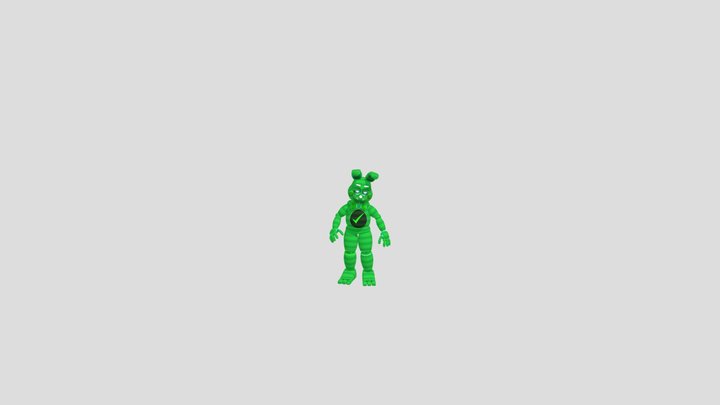 File save toy bonnie (FNAF AR skin concept 3D Model