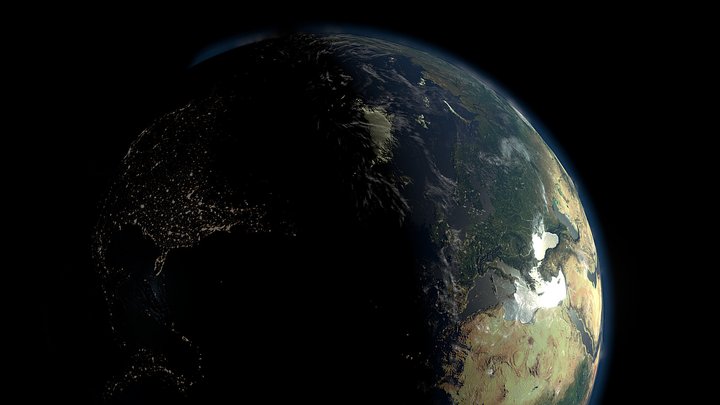 ЗЕМЛЯ ◉ EARTH 3D Model