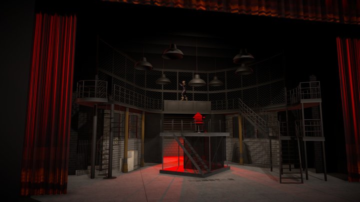 "Суини Тодд" макет декорации 3D Model