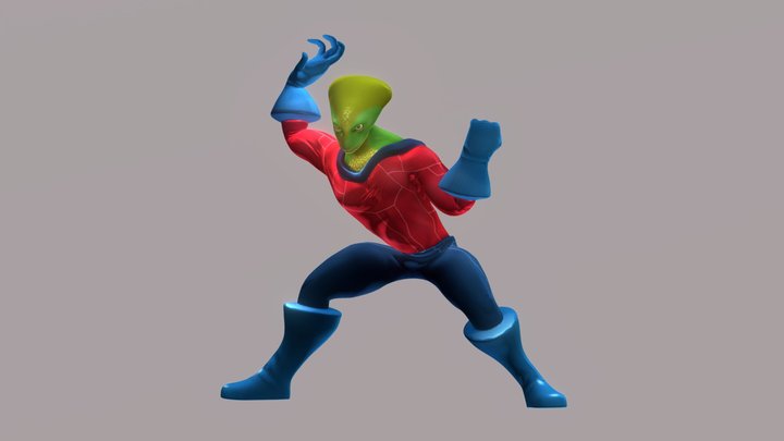 Alien Test 3D Model
