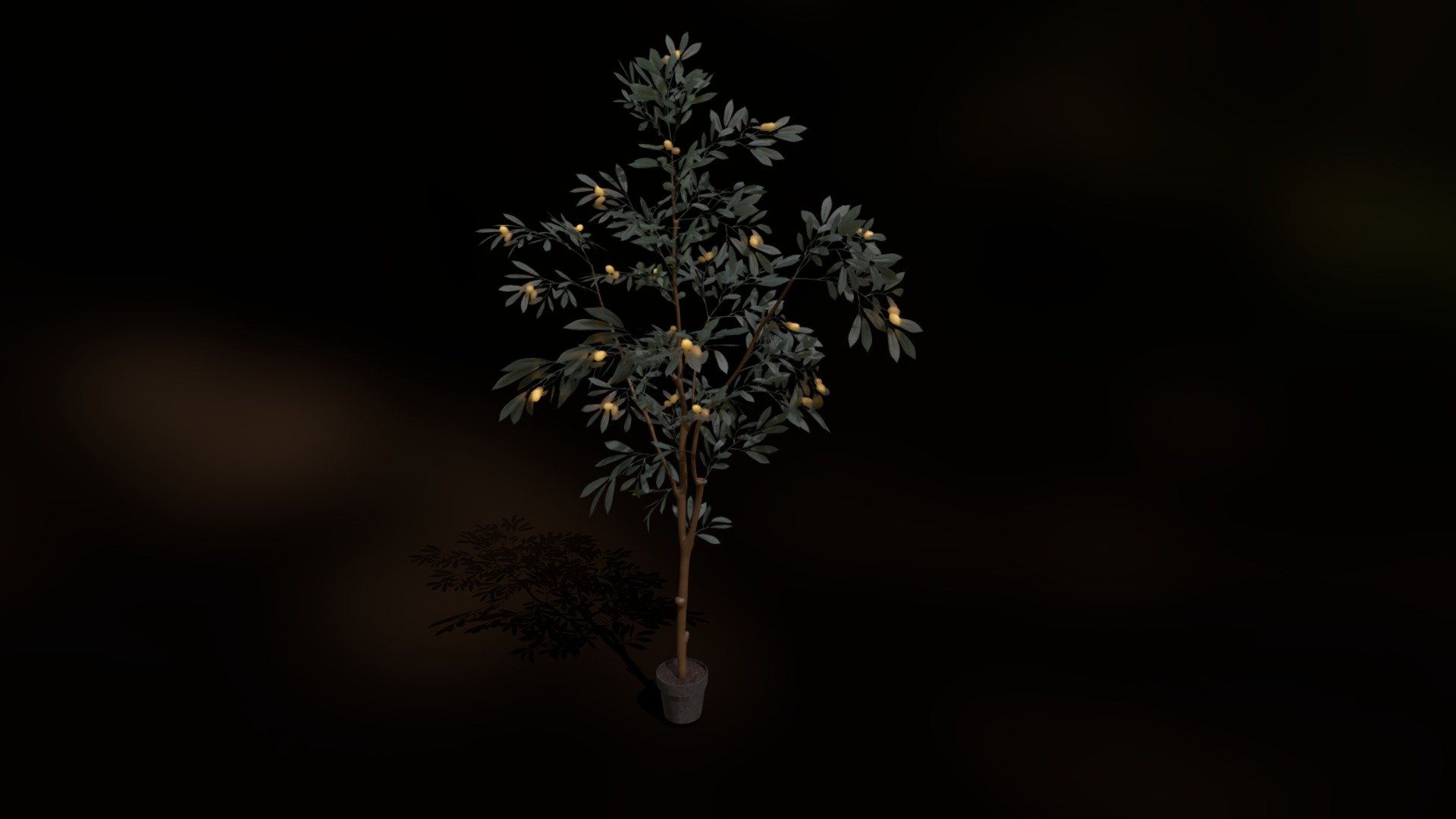 Artificial Potted Olive Floor Foliage Tree Buy Royalty Free 3D model by Sunny (sunny7610