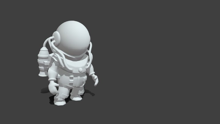 Space Raider Animations 3D Model