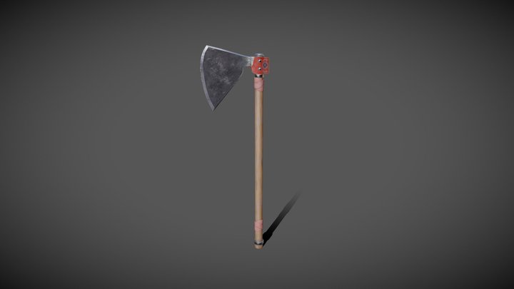 Battle Axe 3D Model