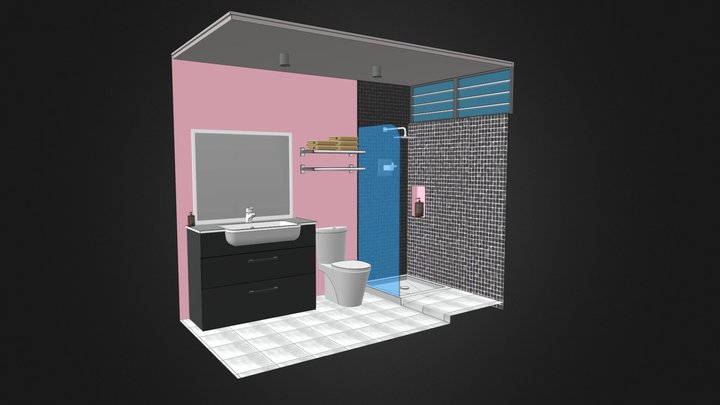 Arini's Bathroom 3D Model