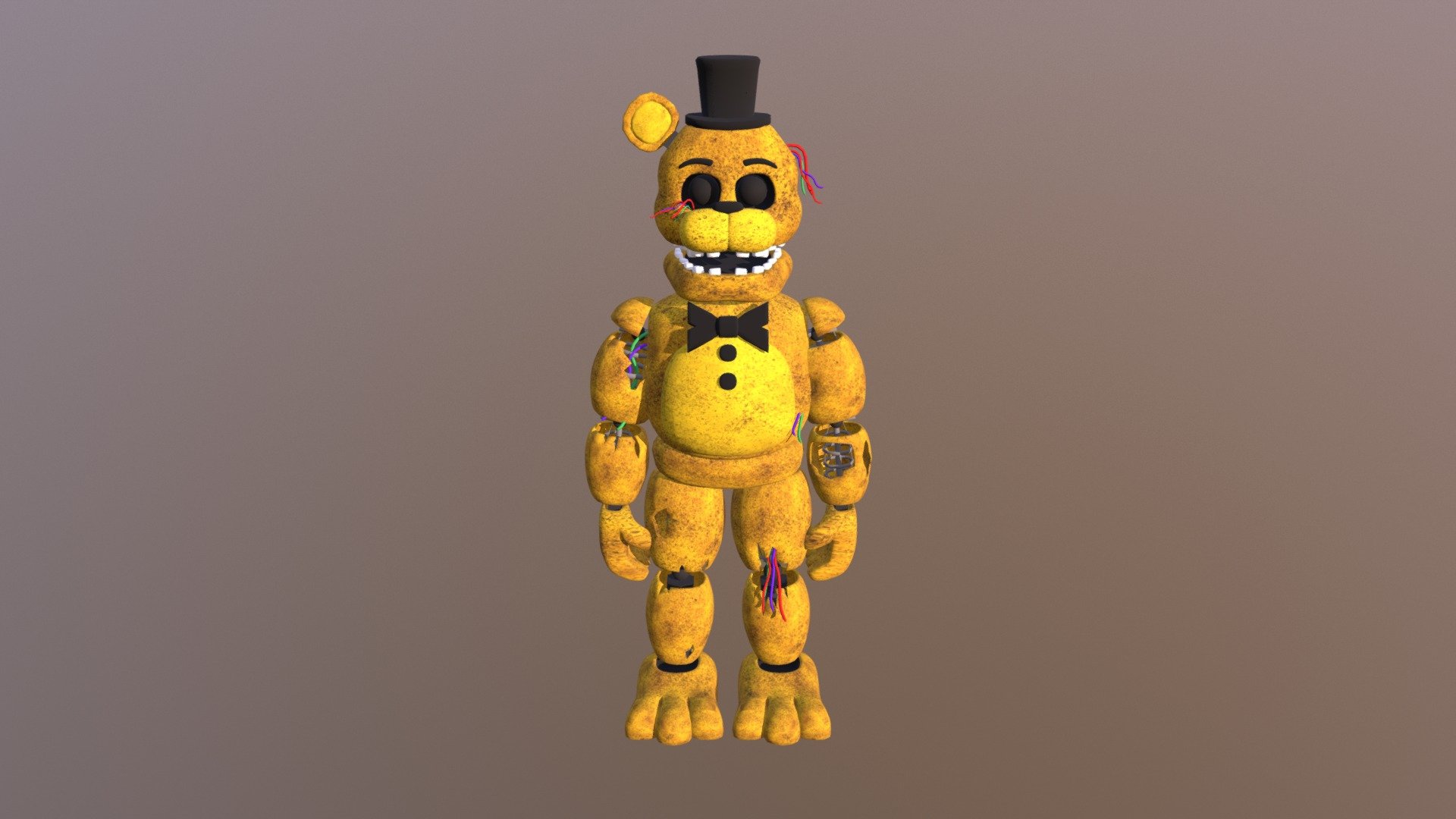 Golden freddy - 3D model by Born Confused105 (@WOLFDEN) [c44fecb ...