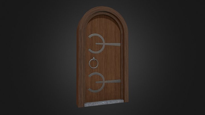 Arched door 3D Model