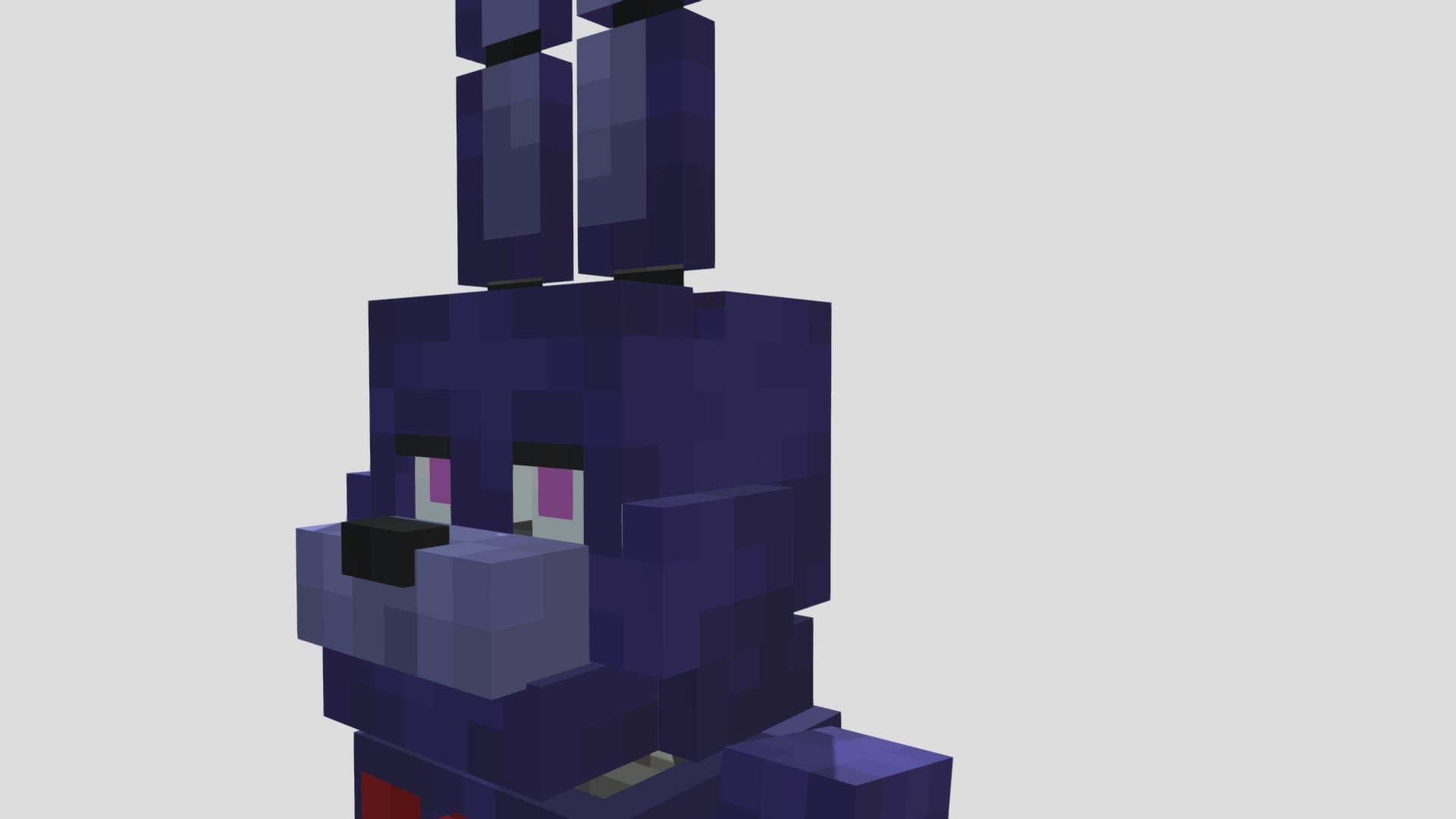 Minecraft Bonnie The bunny [FNAF] - Download Free 3D model by User_no ...