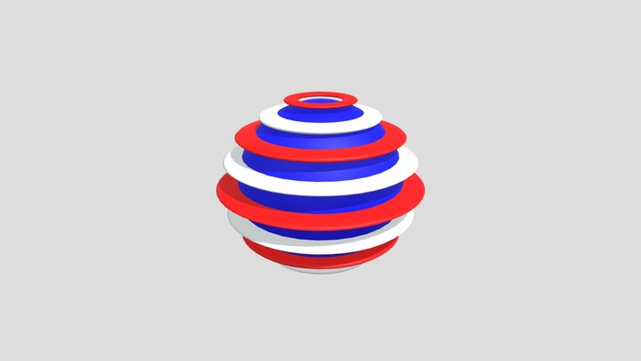 BBC World News America Globe 3D Model