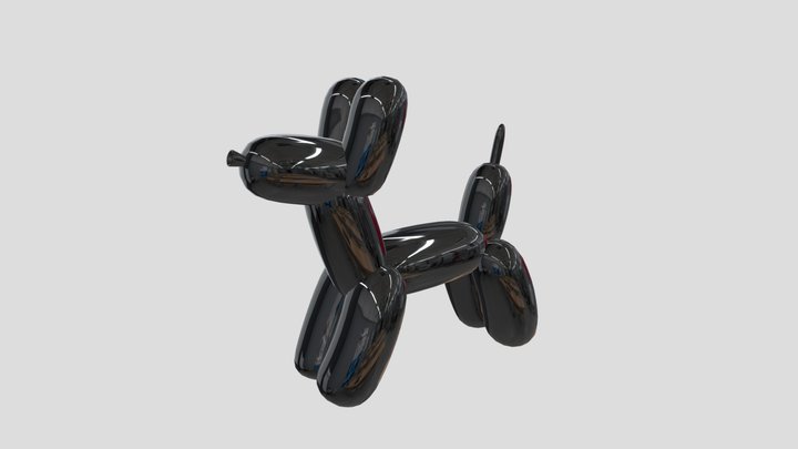 balloon doggo character 3D Model