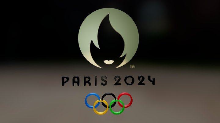 PARIS 2024 LOGO – Modelo 3D gratuito STL