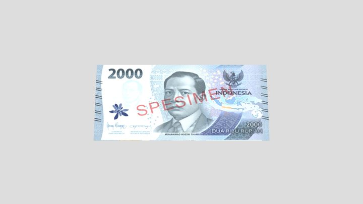 Uang 2.000 3D Model