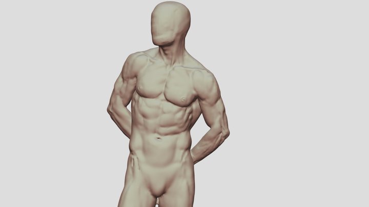 Male pose 3D Model