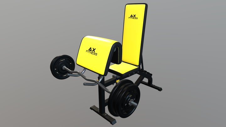 Preacher Curl Bench – Free 3D Model STL